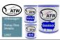 Preview: Volkswagen, Biskay Blue Metallic, LB5Z: 1L Lackdose + 1L Klarlack + 500ml Härter - Set, von ATW Autoteile West.